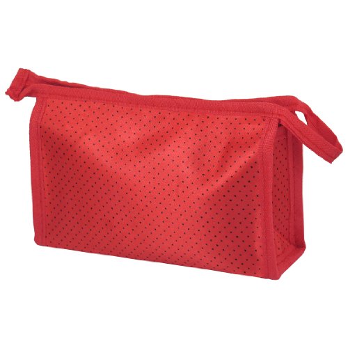 Ruilogod Reißverschluss Verschluss Makeup Hülle Kosmetiktasche Rot Schwarz Für Damen Ruilogod Reißverschluss Verschluss Makeup Hülle Kosmetiktasche Rot Schwarz Für Damen von Ruilogod