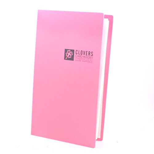Ruilogod Rosa Shell Clovers gedruckt 120 Kapazität Business Credit Card Case von Ruilogod