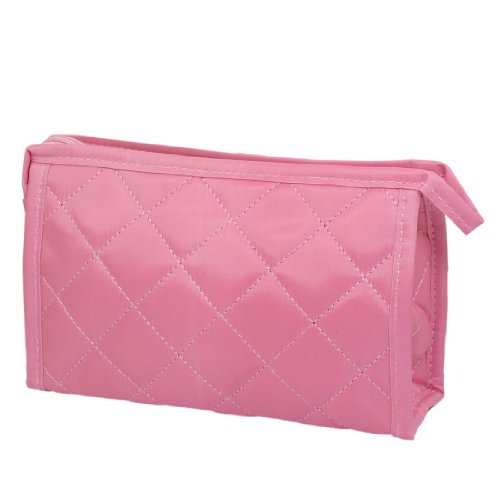 Ruilogod Rosa rechteckig geformter kosmetischer Beutel-Reise-Reißverschlussverschluss-Taschenhalter für Mädchen von Ruilogod