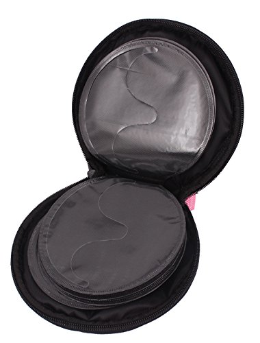Ruilogod Runde geformte 20 Schlitze -Discs Reißverschluss-Halter-Tasche Brieftasche Rosa Ruilogod Runde geformte 20 Schlitze -Discs Reißverschluss-Halter-Tasche Brieftasche Rosa von Ruilogod