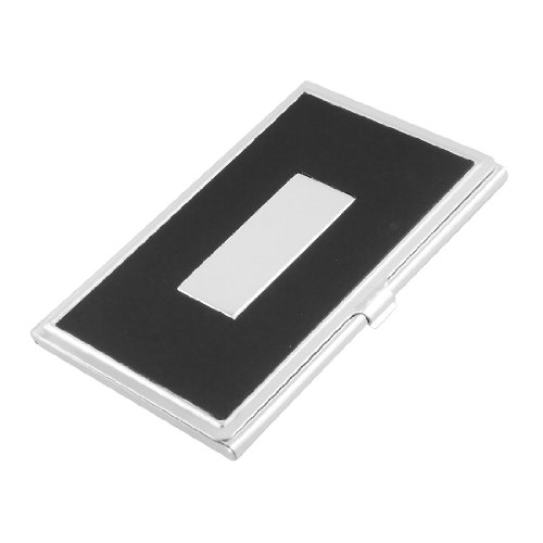 Ruilogod Schwarzer Siver-Ton-ID-ID-Visitenkarten-Feldhalter-Clip-Verschluss von Ruilogod