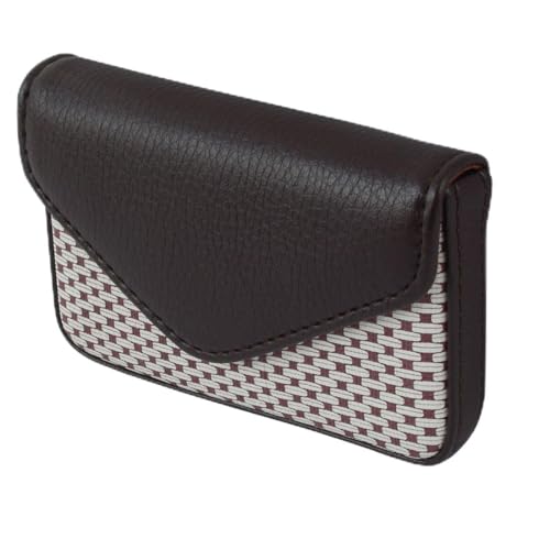 Ruilogod Unisex-Reise-Arbeit Kunst-Leder-Geschäftsname ID-Kreditkarten-Fall Brieftasche Halter von Ruilogod