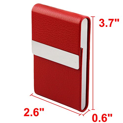 Ruilogod Unisex Work Travel Magnetic Shut-Zertifikat Name ID Kreditkarten-Fall-Organizer rot Ruilogod Unisex Work Travel Magnetic Shut-Zertifikat Name ID Kreditkarten-Fall-Organizer rot von Ruilogod