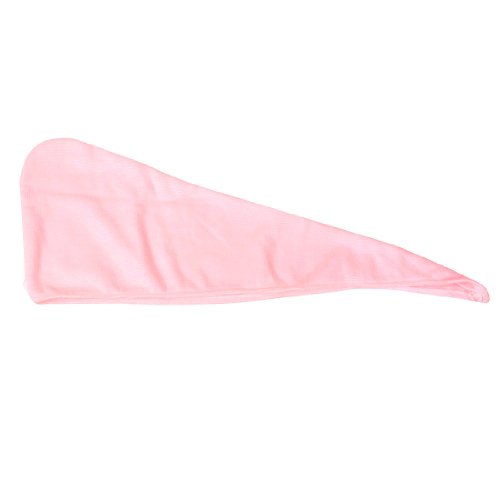 Ruilogod Wasseraufnahme Mikrofi ber Rosa Haar Dry Cap für Damen von Ruilogod