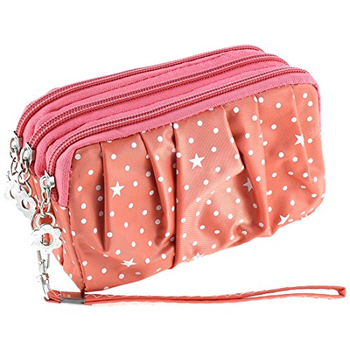 Ruilogod wasserdichte Dame Women Reißverschluss-Geldbeutel-Mappen-Beutel-Geld-Halter von Ruilogod