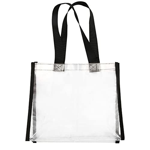 Große Kapazität Damen Tragetasche PVC Frauen Handtasche Schultertaschen Mode Transparent Strand Shopper von Ruiogoe