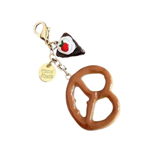 Realistische Schokoladen Brezel Brotstile Münze Geldbeutel Anhänger Mode Bags Accesores Für Tägliche Essentials von Ruiogoe