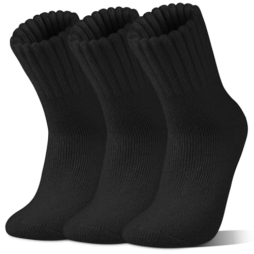 Ruisita 3 Paar Damen Thermosocken Dicke Stricksocken Warme Wintersocken Wandersocken Stiefelsocken für Damen Größe 35-42 von Ruisita