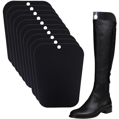 Ruisita 5 Pairs (10 Sheets) Boot Shaper Form Inserts Boots Tall Support for Women and Men (12 inches, Black) von Ruisita