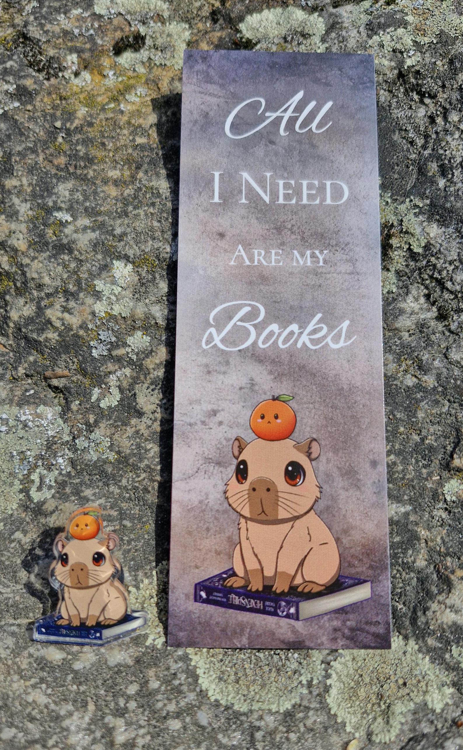 Capybara Acryl Pin Und Lesezeichen | Beidseitig Das Gleiche Motiv Capybara Acryl Pin Und Lesezeichen | Beidseitig Das Gleiche Motiv von Rukidasart