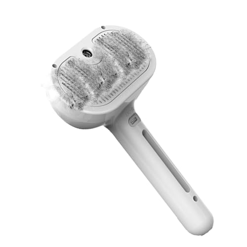 Rukjmq Water Spray Grooming Brush, Haustier Dampfbürste, Haustier Pflegebürste, Dampfer Entspannen Hund, Anti Knot Massagegerät, Mit Wassertank Und Auslöseknopf Zum Entfernen Verfilzter Haar von Rukjmqi