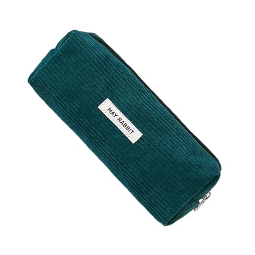 Rukjmqi Cord-Federmäppchen, Cord-Federmäppchen | Kreative Schreibwarentasche,Multifunktionales Federmäppchen mit großer Kapazität, Make-up-Tasche aus Cord, Kosmetiktasche von Rukjmqi