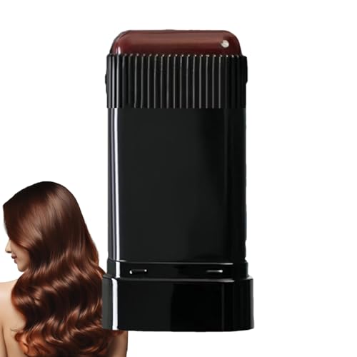 Rukjmqi Haarfärbekamm, Haarfärbestift, 9x5cm Hair Concealer, Schwarze Haarfarbe Für Frauen, Grauhaar Kaschierstift Mit Färbefunktion, Temporärer Farbstift Zur Natürlichen Haarpflege Sofort Wasserfest von Rukjmqi