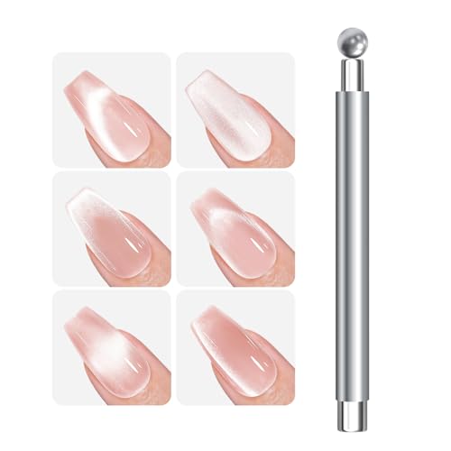 Rukjmqi Nagelmagnet - Magnet Für Nageldesign Mit Doppelspitze - Ergonomischer Griff Multifunktions Beauty Werkzeug Für Frauen Erwachsene Jugendliche von Rukjmqi