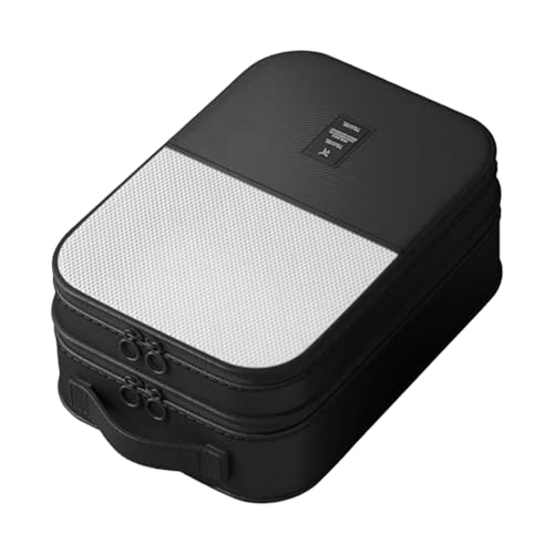 Rukjmqi Schuh-Reisetaschen zum Verpacken,Schuhtaschen für die Reise - Laufschuh-Organizer,Tragbarer Schuhaufbewahrungs-Organizer, große Schuhtasche mit Reißverschluss für Männer und Frauen von Rukjmqi