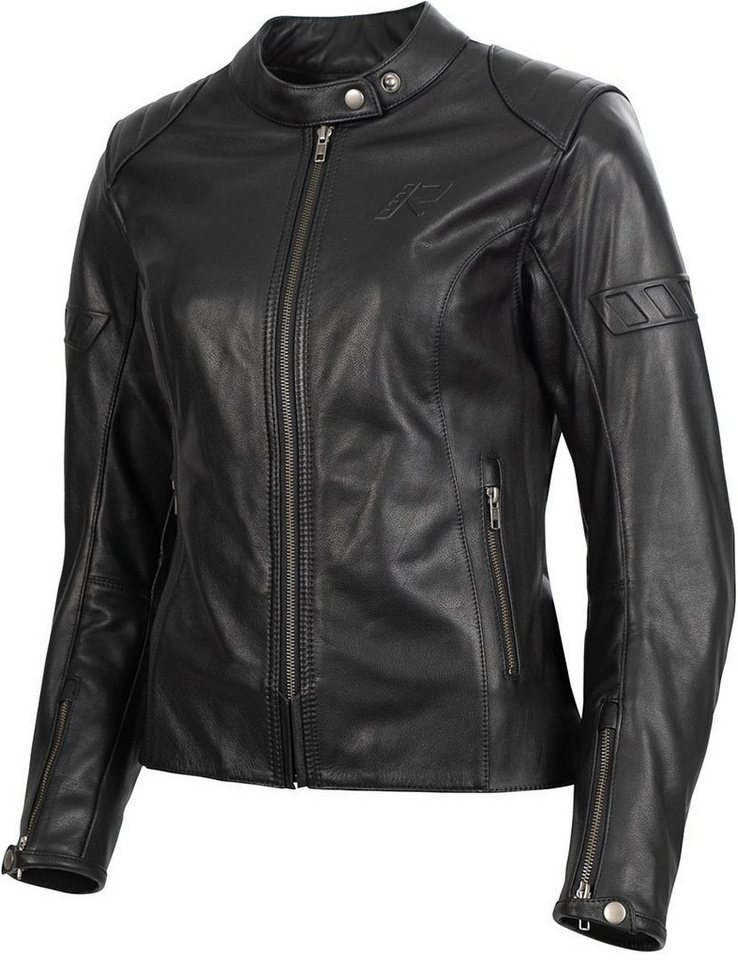 Rukka Motorradjacke Mehan Damen Motorrad Lederjacke protektoren abriebfest reißverschluss von Rukka