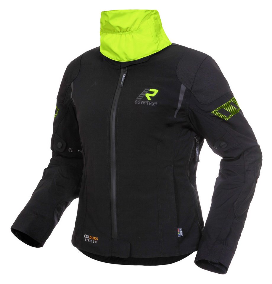 Rukka Motorradjacke Rukka Jacke Damen Elastina schwarz/ neongelb 40 / L von Rukka