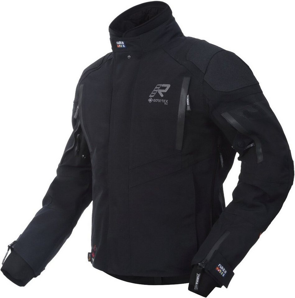 Rukka Motorradjacke Shield-RD WP GTX Textil Motorradjacke Rückenprotektor enthalten,wasserdicht,herausnehmbare Membrane,3-L von Rukka