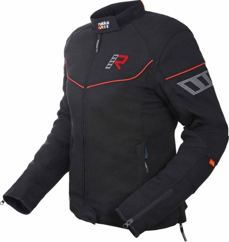 Rukka Motorradjacke AirGobina 2.0 Damen Motorrad Textiljacke Wasserdicht Atmungsaktiv dehnbar protektoren reißverschluss wasserdi von Rukka