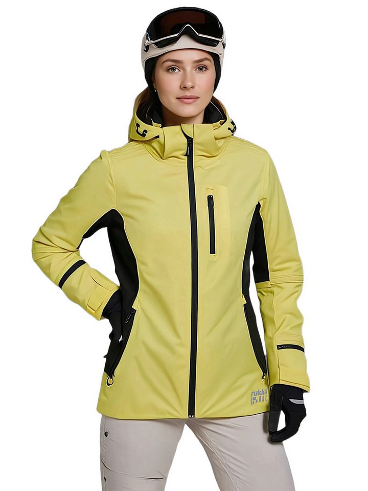 Rukka Skijacke Saviste Winterjacke Outdoorjacke Wintersportjacke Wassersäule 10.000mm, abnehmbare Kapuze, abnehmbarer Schneefang von Rukka