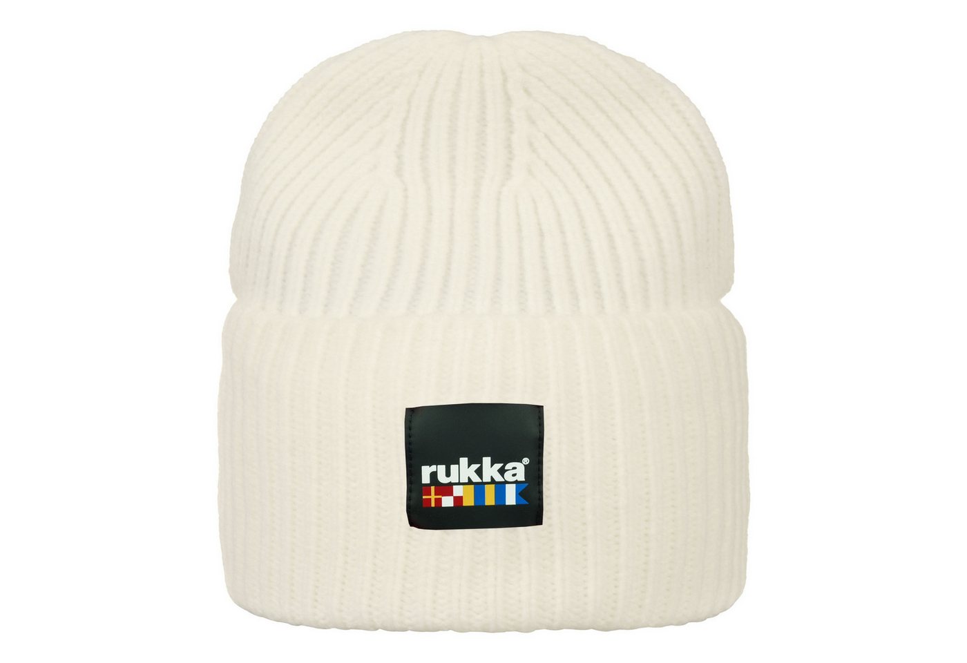 Rukka Strickmütze Uussaari mit breitem Umschlag von Rukka