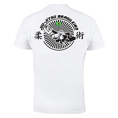 Rule Out Herren Kampfkunst T-Shirt. Jiu-Jitsu Brasileiro. Casual Wear (Größe Small) von Rule Out