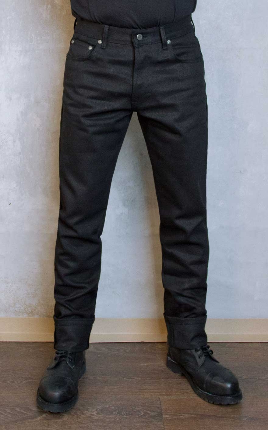 Rumble59 Jeans - Black Slim Fit - RAW Revival #33/34 von Rumble59