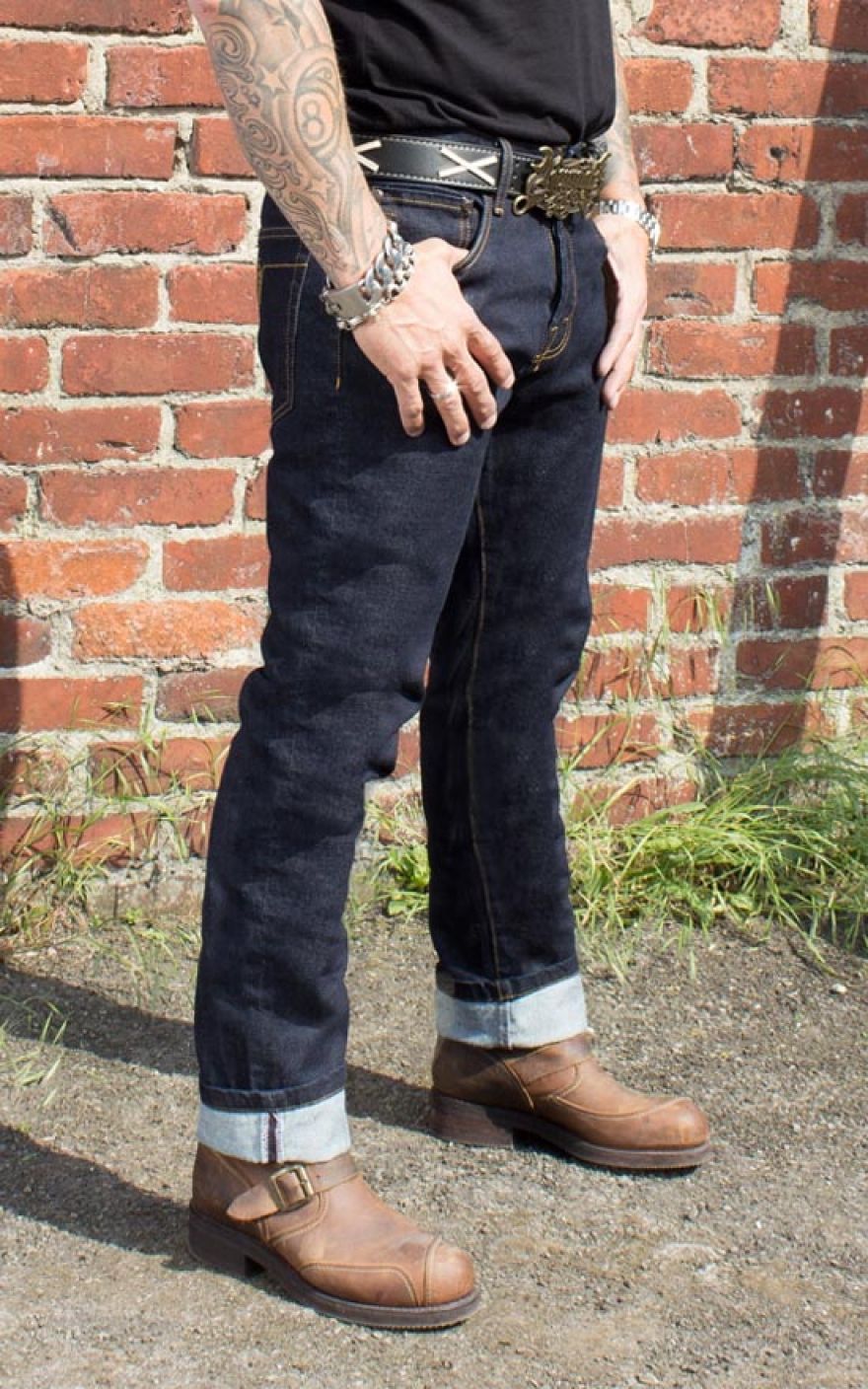 Rumble59 Jeans - Male Slim Fit Denim #34/32 von Rumble59