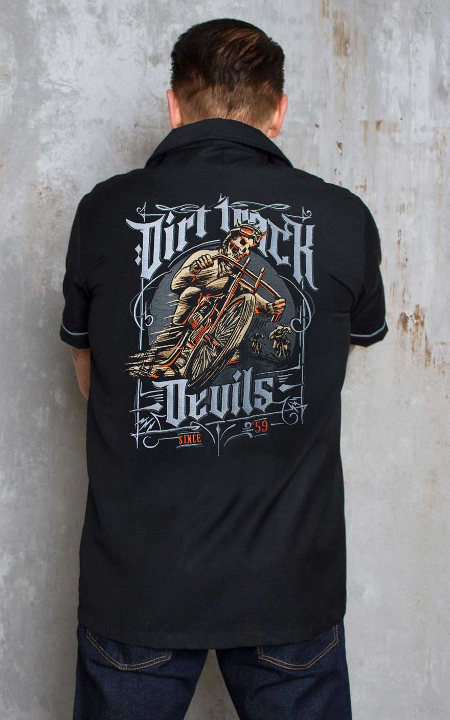 Rumble59 - Lounge Shirt - Dirt Track Devils #2XL von Rumble59