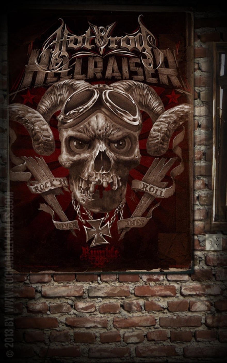 Rumble59 Poster - Hotrod Hellraiser von Rumble59