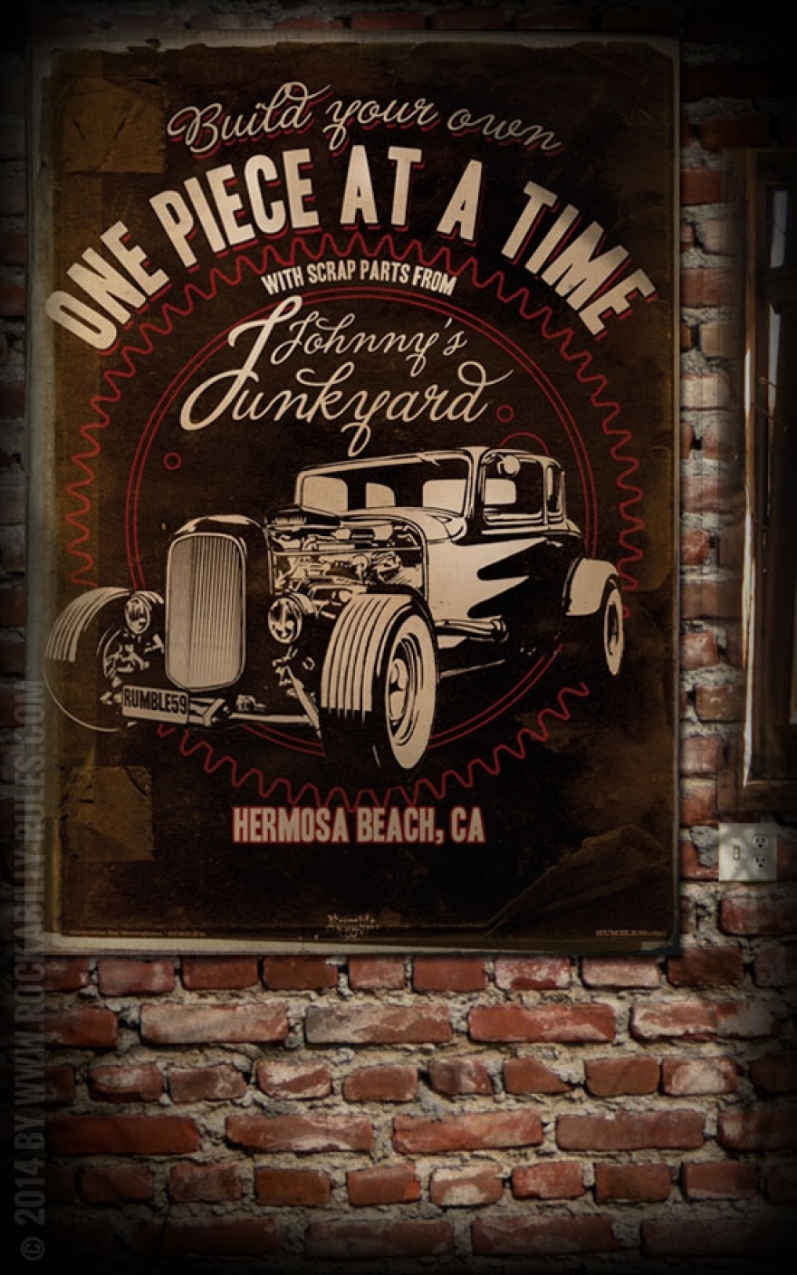 Rumble59 Poster - Johnny's Junkyard von Rumble59