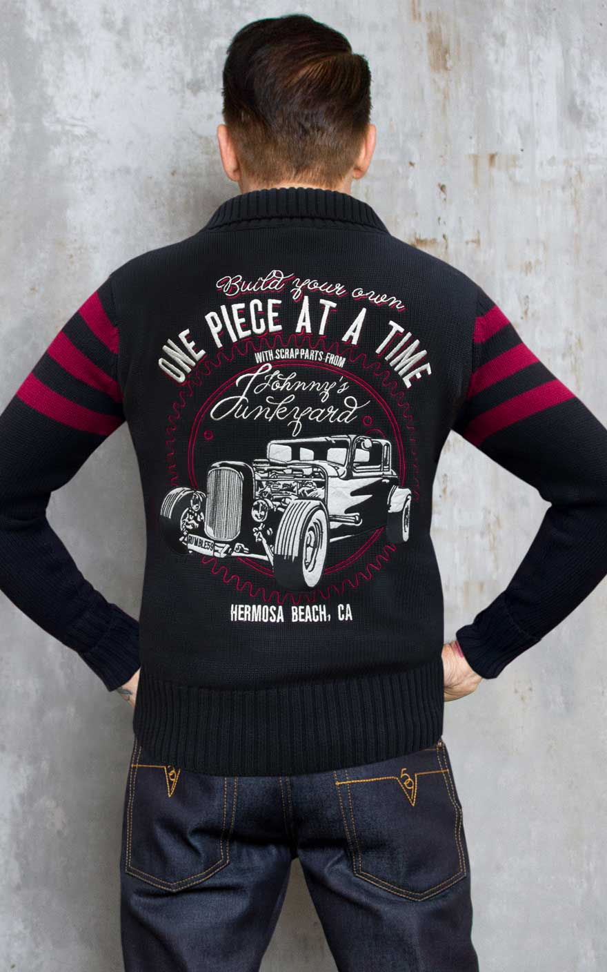 Rumble59 - Racing Sweater - Johnny's Junkyard #2XL von Rumble59