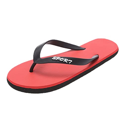 Rumity Flip Flops für Herren, bequeme Vintage-Zehensandalen, leichte Sommer Strand Sandalen Badelatschen Herren 47 Flipflopsandalen Herren von Rumity