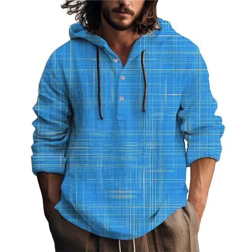Rumity Herren Langarm Henley Sommerhemd Freizeithemd Leinenhemd Regular Fit Men Shirts Herren Hemd Herren Hemd Langarm BüGelfrei Bunt Hemd Herren Slim Fit Modern mit Kapuze Rumity Herren Langarm Henley Sommerhemd Freizeithemd Leinenhemd Regular Fit Men Shirts Herren Hemd Herren Hemd Langarm BüGelfrei Bunt Hemd Herren Slim Fit Modern mit Kapuze von Rumity