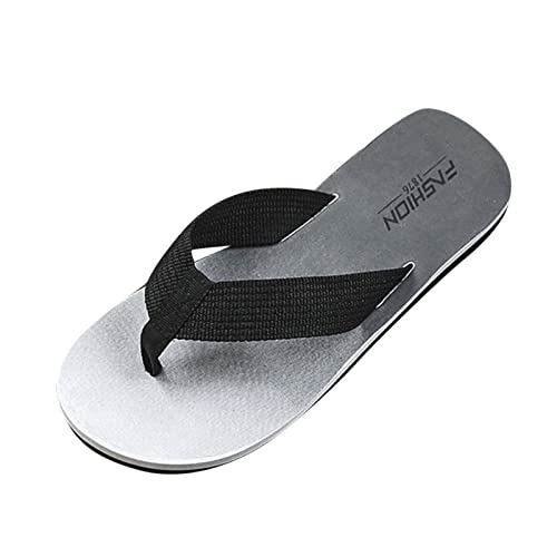 Rumity Herren Zehentrenner Leichte Bequeme Flip Flops Sommer Strand Schwimmbad Badelatschen Outdoor rutschfeste Sandalen Flip Flops Damen Mit Fussbett Damen Sandalen von Rumity