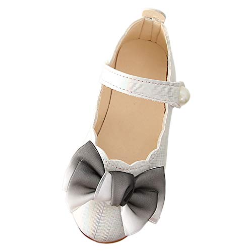 Rumity Kinderschuhe Mädchen Glitzer Ballerinas Prinzessin Kristall Schuhe Partei Absatz Schuhe für Hochzeit Tanzball Party Kosplay Mädchen Ballerinas Prinzessin Pailletten Schuhe Mary Jane Halbschuhe von Rumity