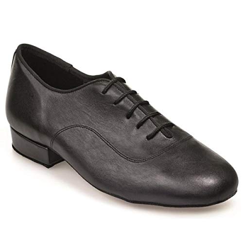Rummos Herren Standard Tanzschuhe R316 - Leder Schwarz - Medium (Normal) - 2,5 cm Standard - EUR 43 von Rummos