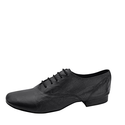 Rummos Herren Tanzschuhe Elite Flexman 001 - Leder Schwarz - Medium (Normal) - 3,5 cm Standard - EUR 42 von Rummos
