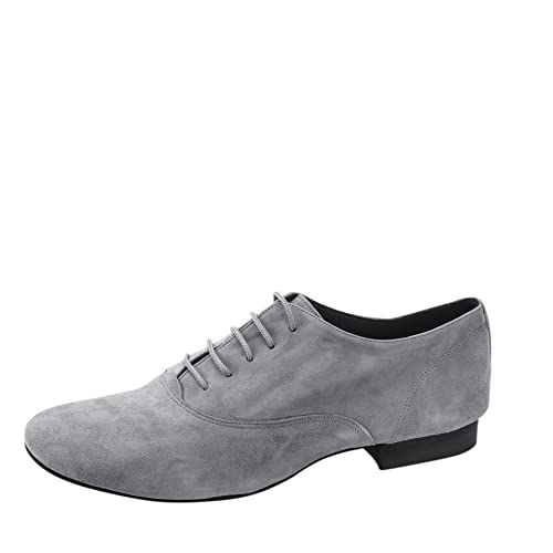 Rummos Herren Tanzschuhe Elite Flexman 240 - Nubuck Grau - Medium (Normal) - 3,5 cm Standard - EUR 41 von Rummos