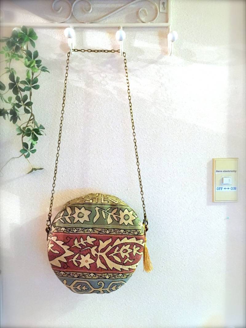Kimono/Obi Tasche Gd907 Geometrie Antike Runde Kimono/Obi Tasche Gd907 Geometrie Antike Runde von RummyHandmade