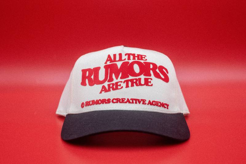 Alle Rumors Sind Echte 5-Panel-Baseball-Caps Aus Baumwoll-Twill von RumorsCreativeAgency
