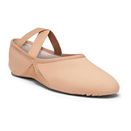 Rumpf 1007 Pique Ballettschläppchen vegan tan 39.5 EU, 6.5 von Rumpf