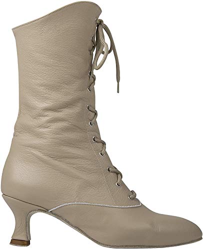 Rumpf 2316 Cancan Tanz Stiefel Dance Boot Theater Bühnen Schuhe Shoes Boots beige Größe EU 35/2.5 UK von Rumpf