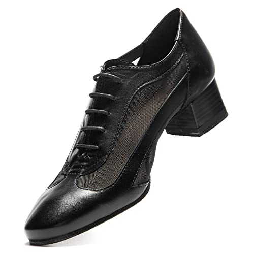 Rumpf 9103 Damen Tanzschuhe Swing Lindy Hop Balboa Westcoast, Schwarz, Schwarz - Schwarz - Größe: 37 EU von Rumpf