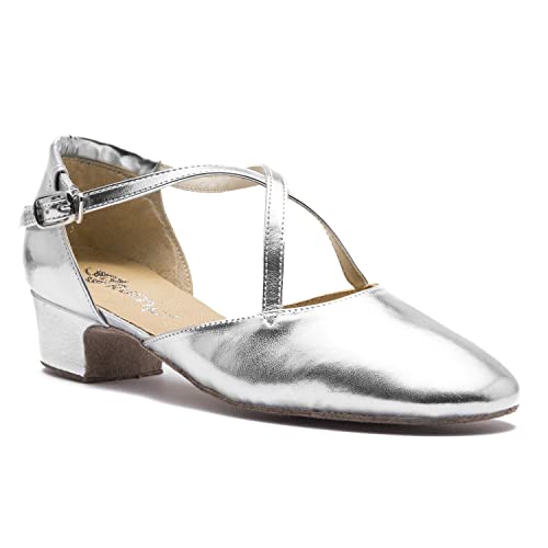 Rumpf Tanzschuhe Broadway Frauen Balletschuh Tanzschuh Sportschuh Tanz silber 40 von Rumpf