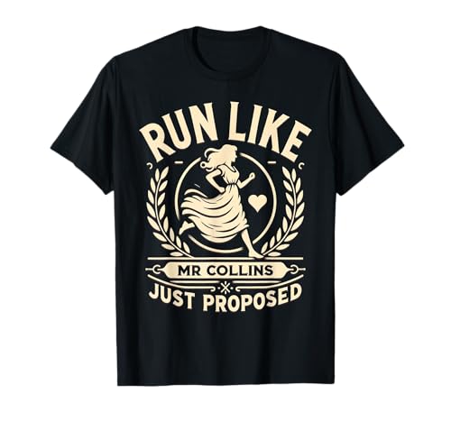 Vintage Run Like Mr. Collins wurde gerade für Herren, Damen und Kinder vorgeschlagen T-Shirt Vintage Run Like Mr. Collins wurde gerade für Herren, Damen und Kinder vorgeschlagen T-Shirt von Run Like Mr Collins Just Proposed Tee