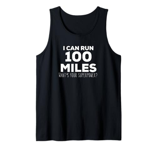 Ultra Marathon 100 Meilen süßes Lauf-T-Shirt für Herren und Damen Tank Top von Run More Miles Smile More Fitness T Shirts