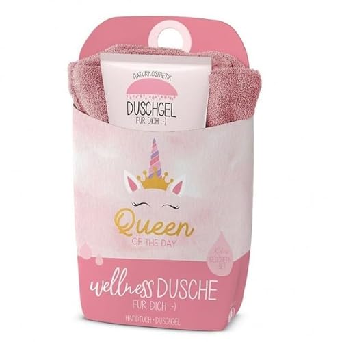 Duschgel Pflegedusche Wellness-Dusche Handtuch für Dich Geschenkset Thema: "Relax" (1, Queen of ... - 108773) von Rungassi