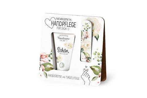 Handpflege Handcreme Nagelfeile Naturkosmetik 30 ml (Liter: 198,33 €) (Schön, dass ... - Weiß - 1196611, 30 ml - 12 cm) von Rungassi