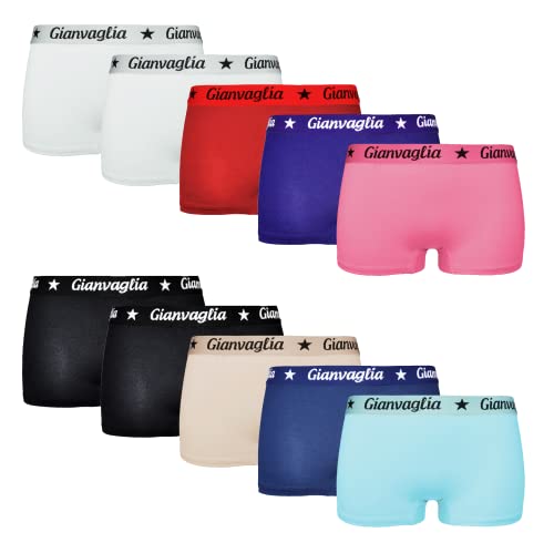 Rungassi 10x Damen Boxershort Panty Unterhosen Baumwolle GVG-8037 Gr. L von Rungassi